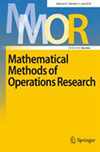 MATHEMATICAL METHODS OF OPERATIONS RESEARCH雜志封面